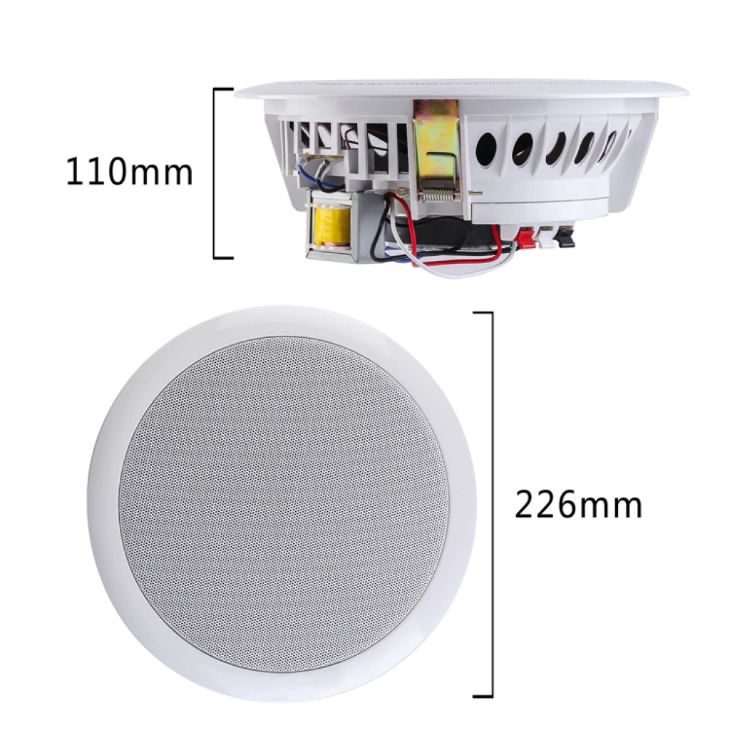 ηχείο-οροφής-στρογγυλό-φ190-λευκό-ceiling-speaker